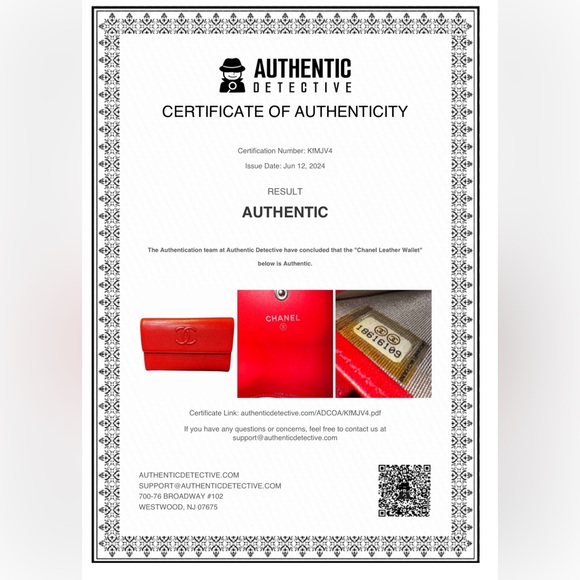 SOLD Chanel Caviar 🔴 Long Flap Wallet - Picture 3 of 11